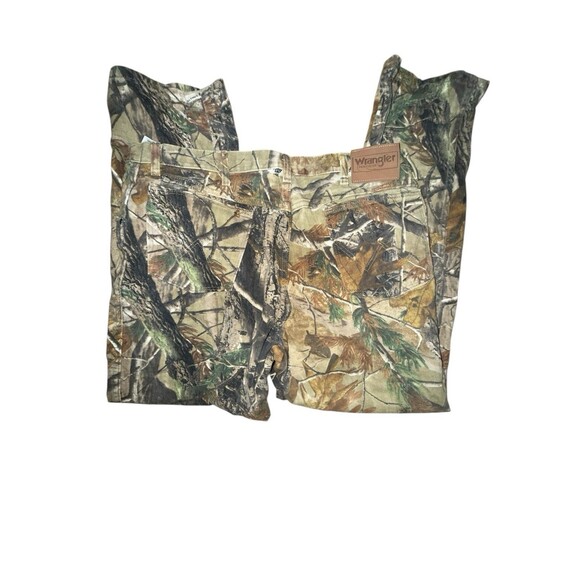Vintage Mens Hunter Wrangler Realtree Camo Pants Size 38x30 ProGear Hunting Y2K - Picture 2 of 6